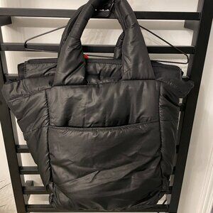 NWT - Joe Fresh Black Puffer Tote Bag – Lightweight & Stylish